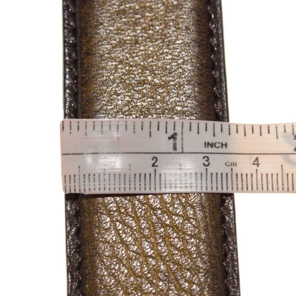 Di Bianco NWT Cut to Size Dress Belt In Green Pebbled Leather One Size